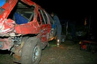 Getriebewechsel in der Nacht