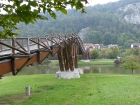 Holzbrücke bei Essing