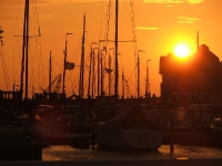 Sonnenuntergang in Urk