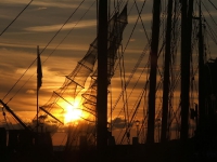 Sonnenuntergang in Urk