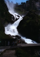 Der Lätefossen bei Odda