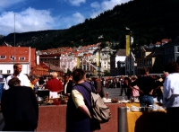 Bergen: Trödelmarkt am Hafen