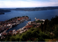 Bergen: Blick auf die Küste