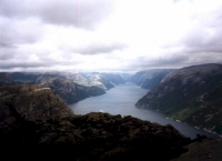 Blick auf den Lysefjord